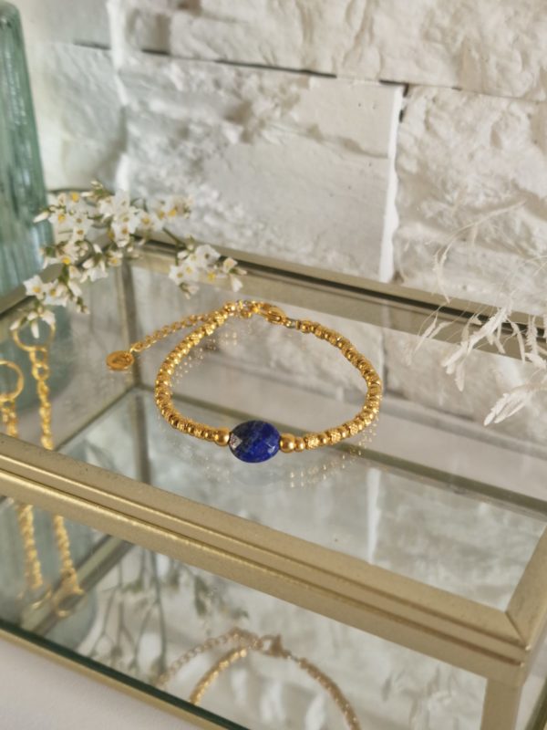 Bracelet Joy Lapis Lazuli doré