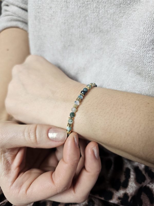 Bracelet Alba Agate mousse – Image 2