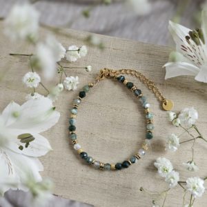 Bracelet Alba Agate mousse