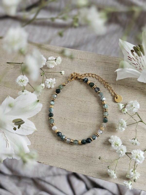 Bracelet Alba Agate mousse