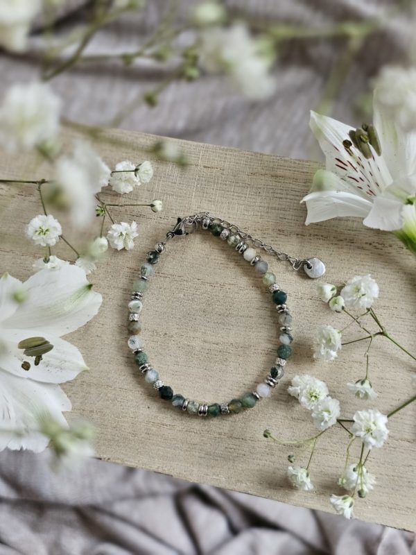 Bracelet Alba Agate mousse – Image 3