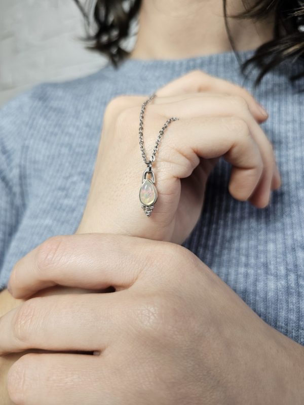 Pendentif Opale éthiopienne