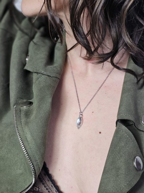 Pendentif Labradorite rhodié – Image 2