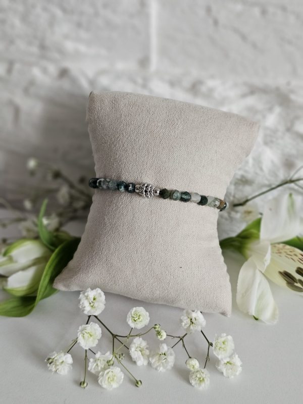 Bracelet Moïra Agate mousse – Image 3