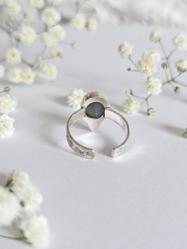 Bague réglable Labradorite – Image 3