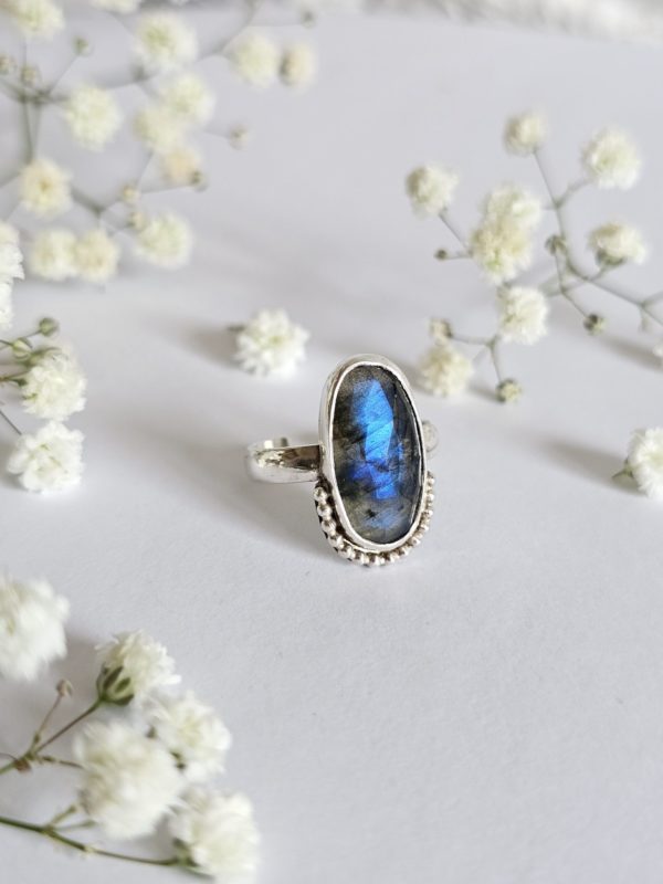 Bague réglable Labradorite – Image 5