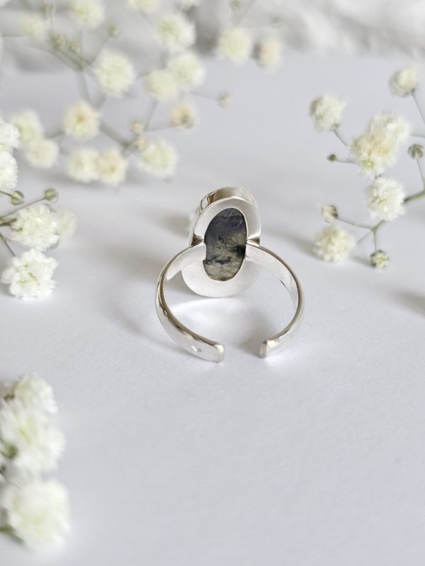 Bague réglable Labradorite – Image 3