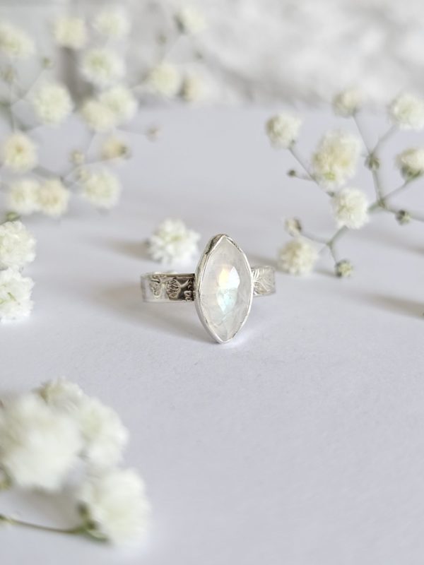 Bague réglable Pierre de lune