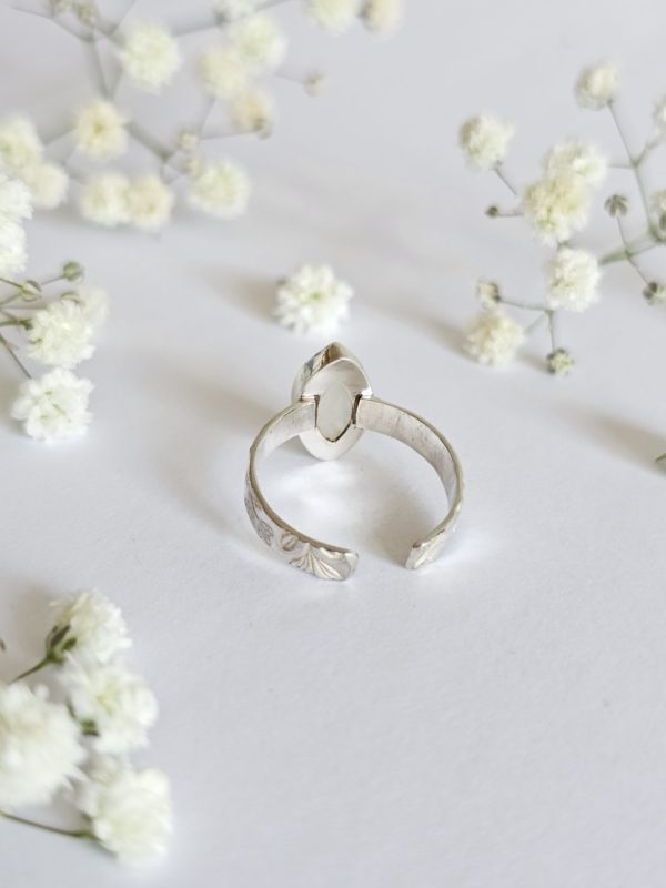 Bague réglable Pierre de lune – Image 3