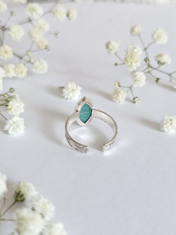 Bague réglable Amazonite – Image 2