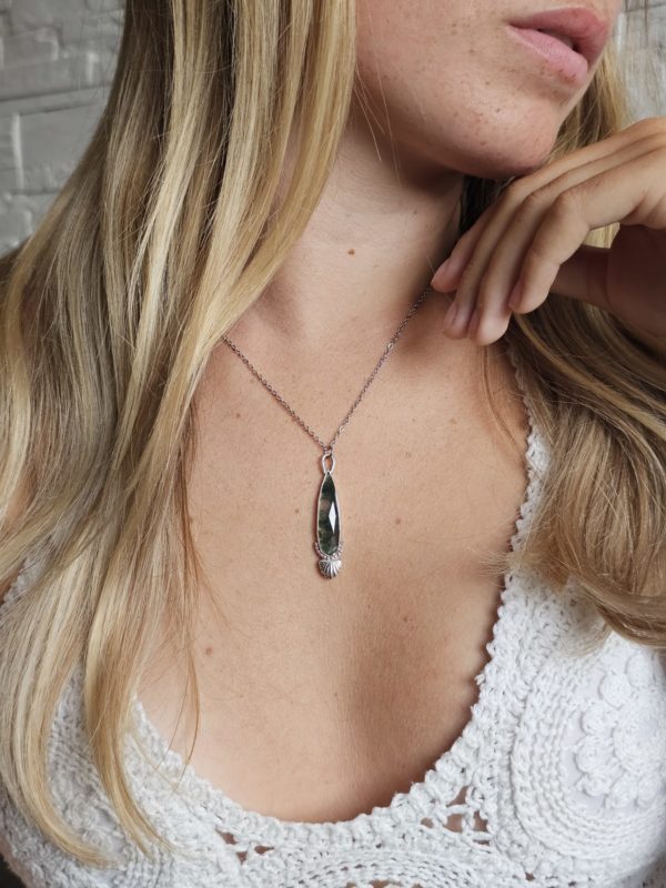 Pendentif Agate mousse – Image 2