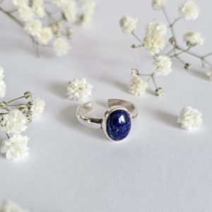 Bague réglable Lapis lazuli