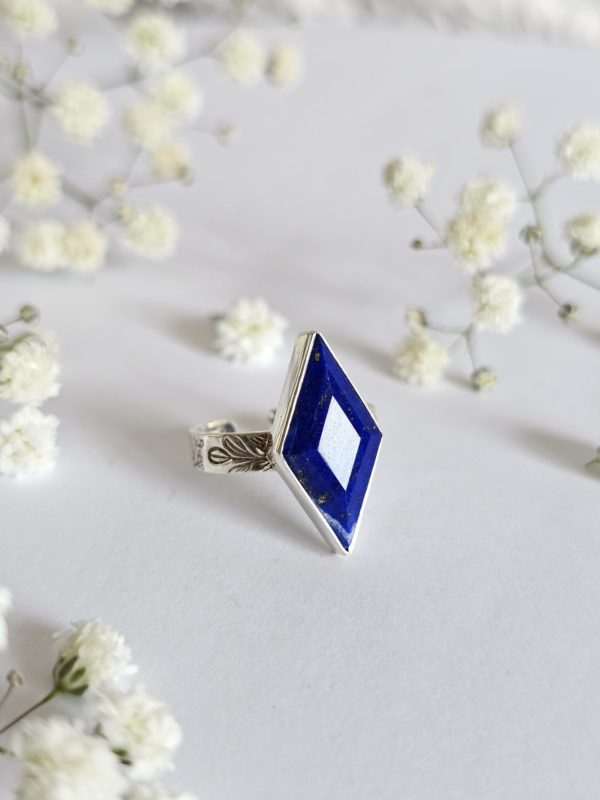 Bague réglable Lapis lazuli – Image 4