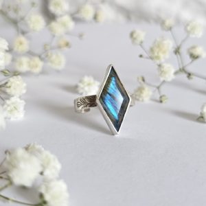 Bague réglable Labradorite