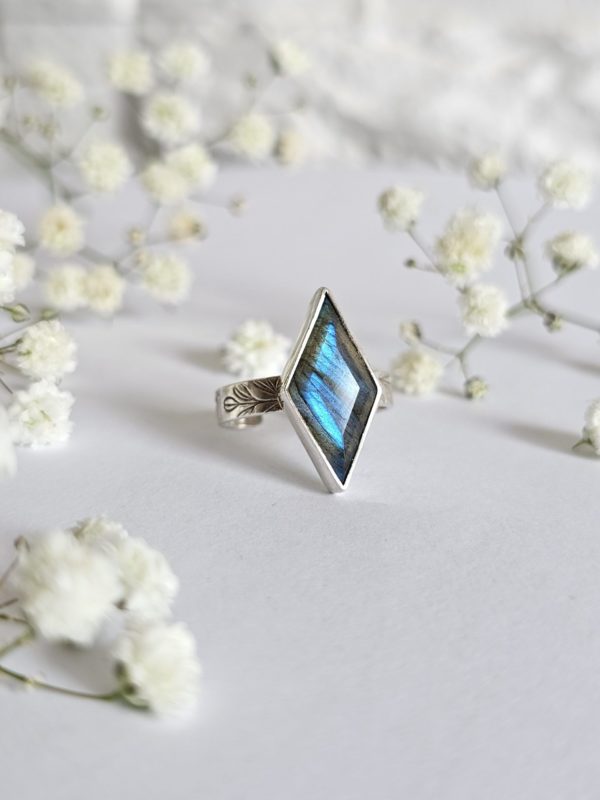 Bague réglable Labradorite