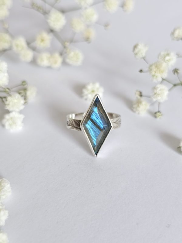 Bague réglable Labradorite – Image 5