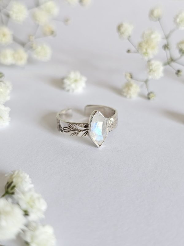 Bague réglable Pierre de lune
