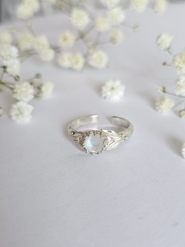 Bague réglable Pierre de lune – Image 4