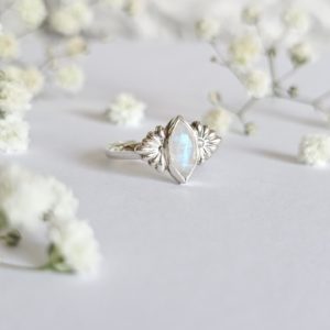 Bague réglable Pierre de lune