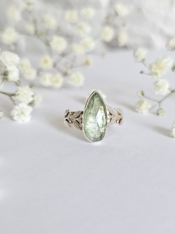 Bague réglable Cyanite verte – Image 2