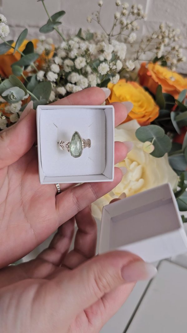 Bague réglable Cyanite verte – Image 4