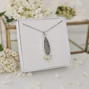 Pendentif Agate mousse