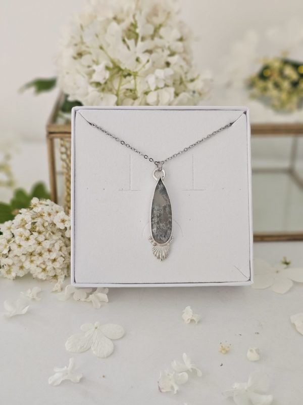 Pendentif Agate mousse – Image 4