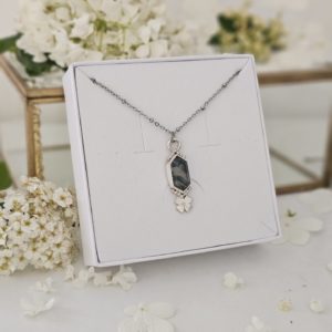 Pendentif Agate mousse