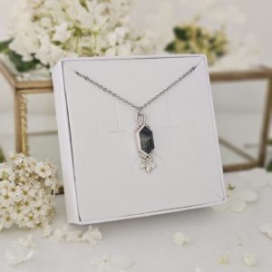 Pendentif Agate mousse