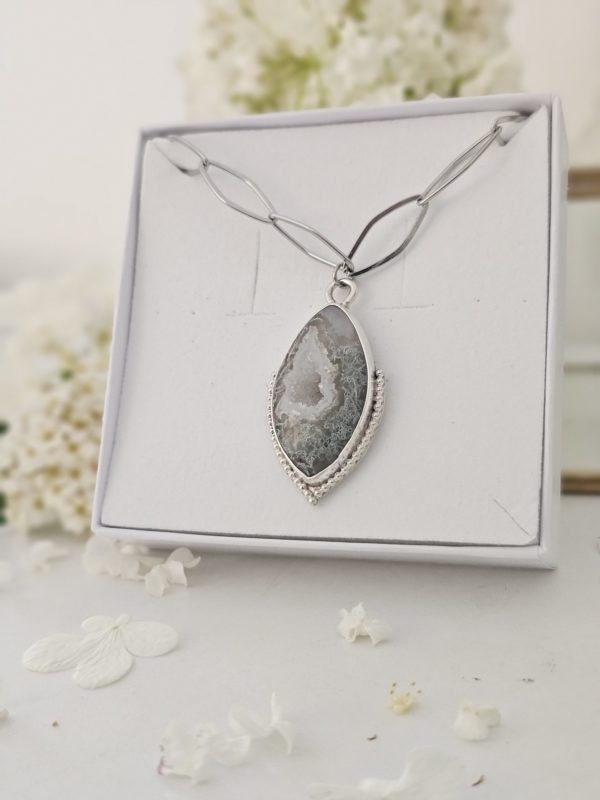 Pendentif Agate mousse – Image 7