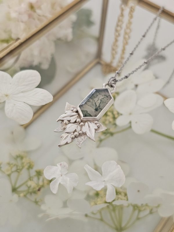 Pendentif Agate mousse – Image 4