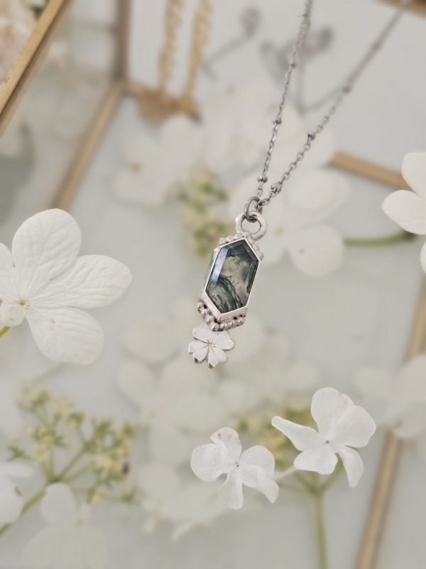 Pendentif Agate mousse – Image 6
