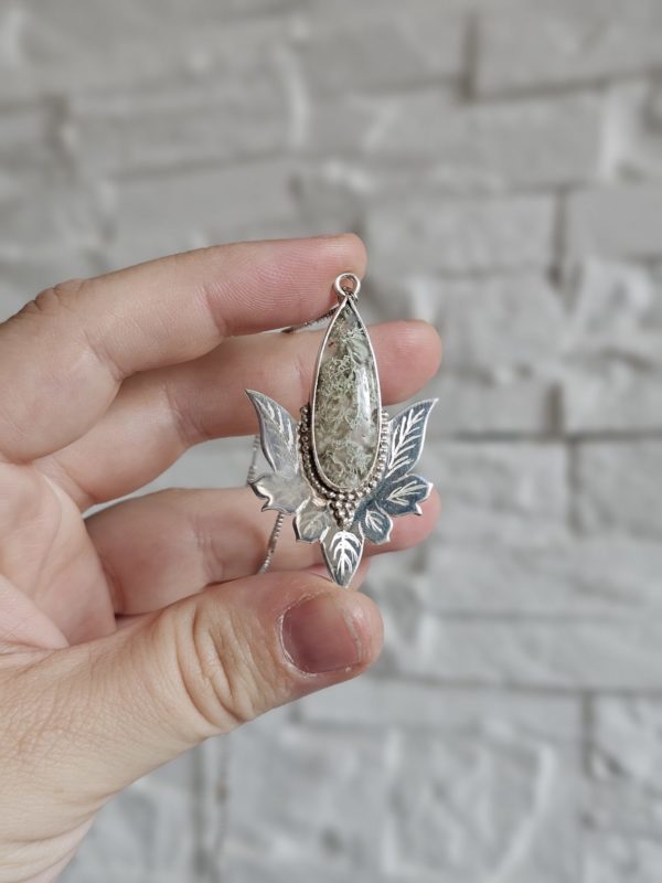 Pendentif Agate mousse – Image 4