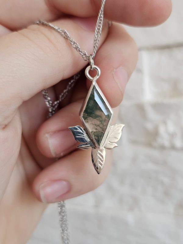 Pendentif Agate mousse – Image 5