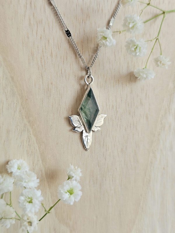 Pendentif Agate mousse – Image 6