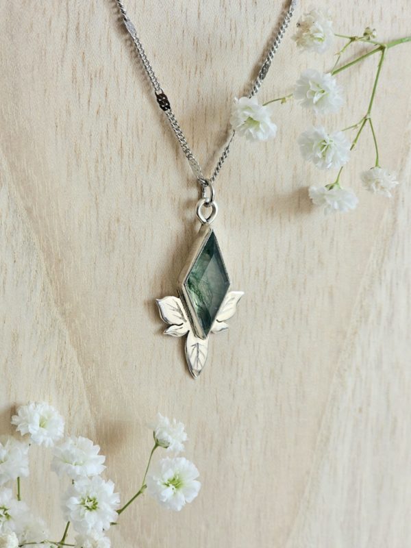 Pendentif Agate mousse – Image 5
