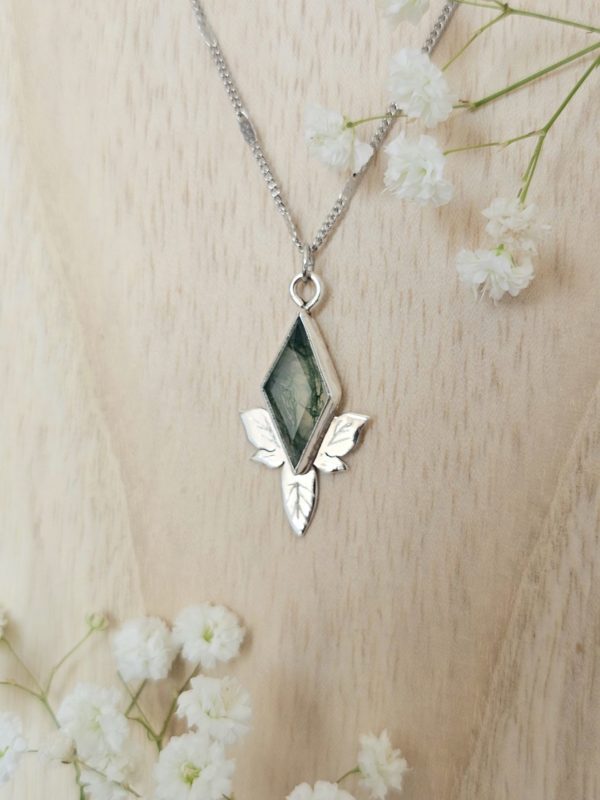 Pendentif Agate mousse – Image 4