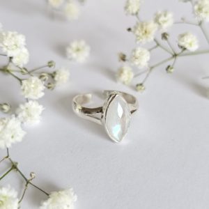 Bague réglable Pierre de lune