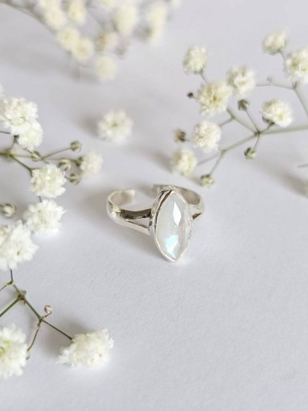 Bague réglable Pierre de lune