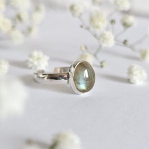 Bague réglable Labradorite