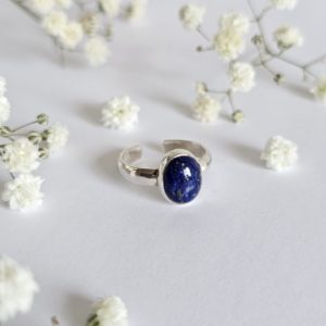 Bague réglable Lapis lazuli