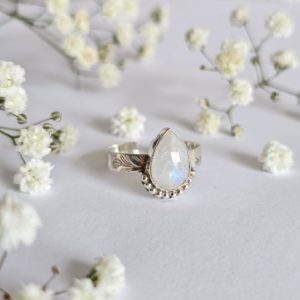 Bague réglable Pierre de lune