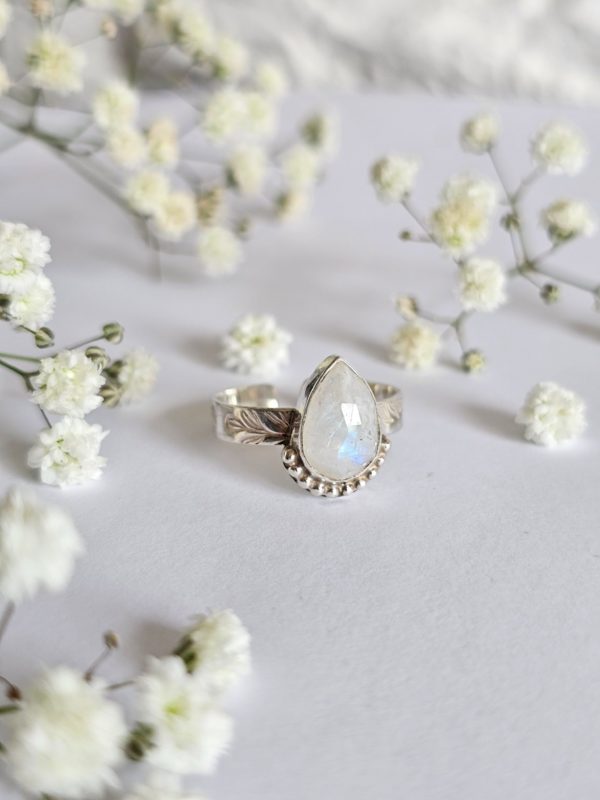 Bague réglable Pierre de lune