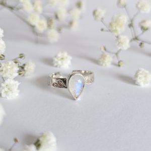 Bague réglable Pierre de lune
