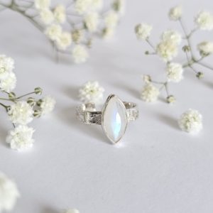 Bague réglable Pierre de lune