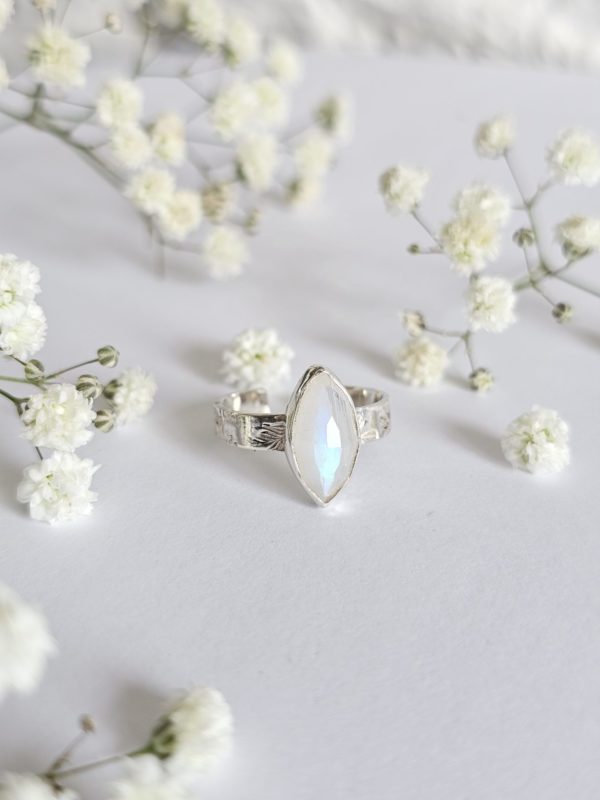 Bague réglable Pierre de lune