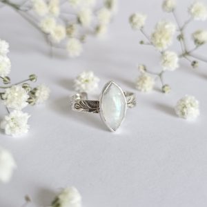 Bague réglable Pierre de lune