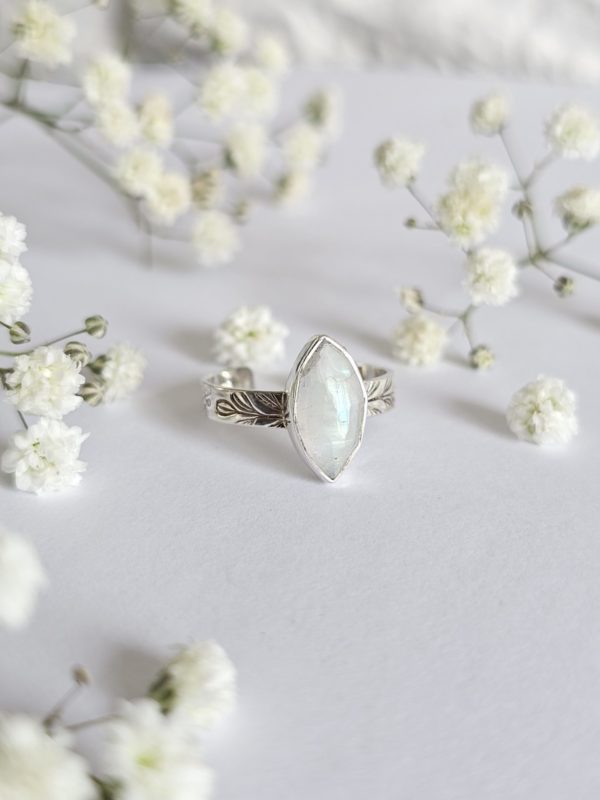 Bague réglable Pierre de lune