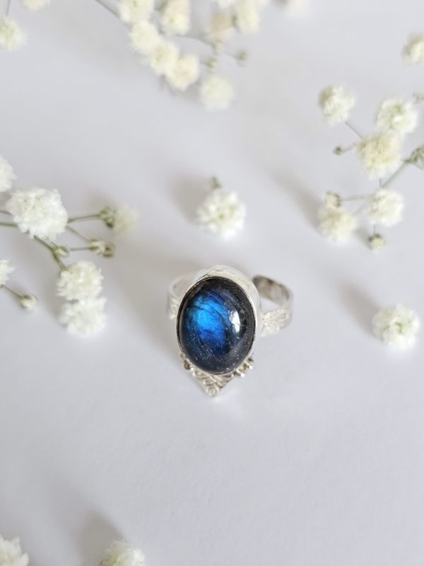 Bague réglable Labradorite