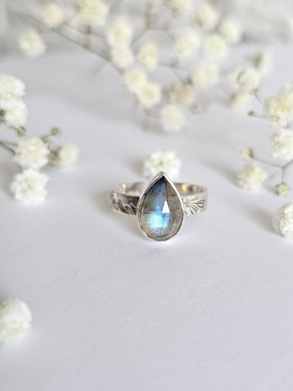 Bague réglable Labradorite – Image 3